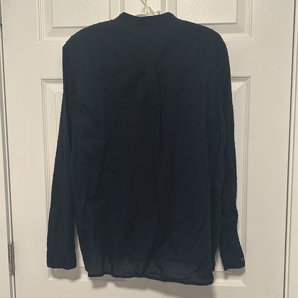 EUC Gap Womens Pintuck Swiss Dot Cotton Blouse - Picture 3 of 8